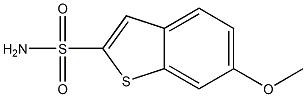 6-Methoxybenzo[b]thiophene-2-sulfonamide 구조식 이미지