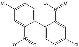 2,2'-Dinitro-4,4'-dichlorobiphenyl 구조식 이미지