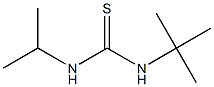 N-tert-Butyl-N'-isopropylthiourea 구조식 이미지