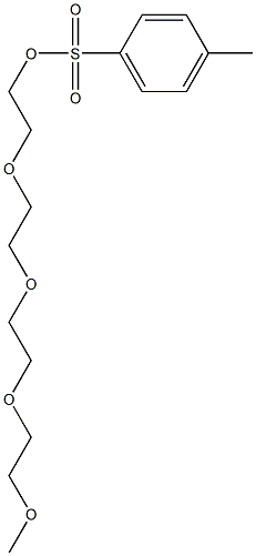 p-Toluenesulfonic acid 3,6,9,12-tetraoxatridecane-1-yl ester Structure