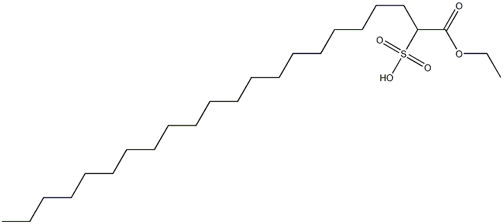 1-Ethoxycarbonyl-1-henicosanesulfonic acid Structure