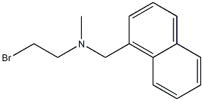 N-(2-Bromoethyl)-N-methyl-1-naphthalenemethanamine 구조식 이미지