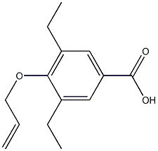 4-(Allyloxy)-3,5-diethylbenzoic acid Structure