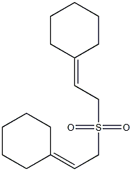 Cyclohexylidenemethyl(methyl) sulfone 구조식 이미지