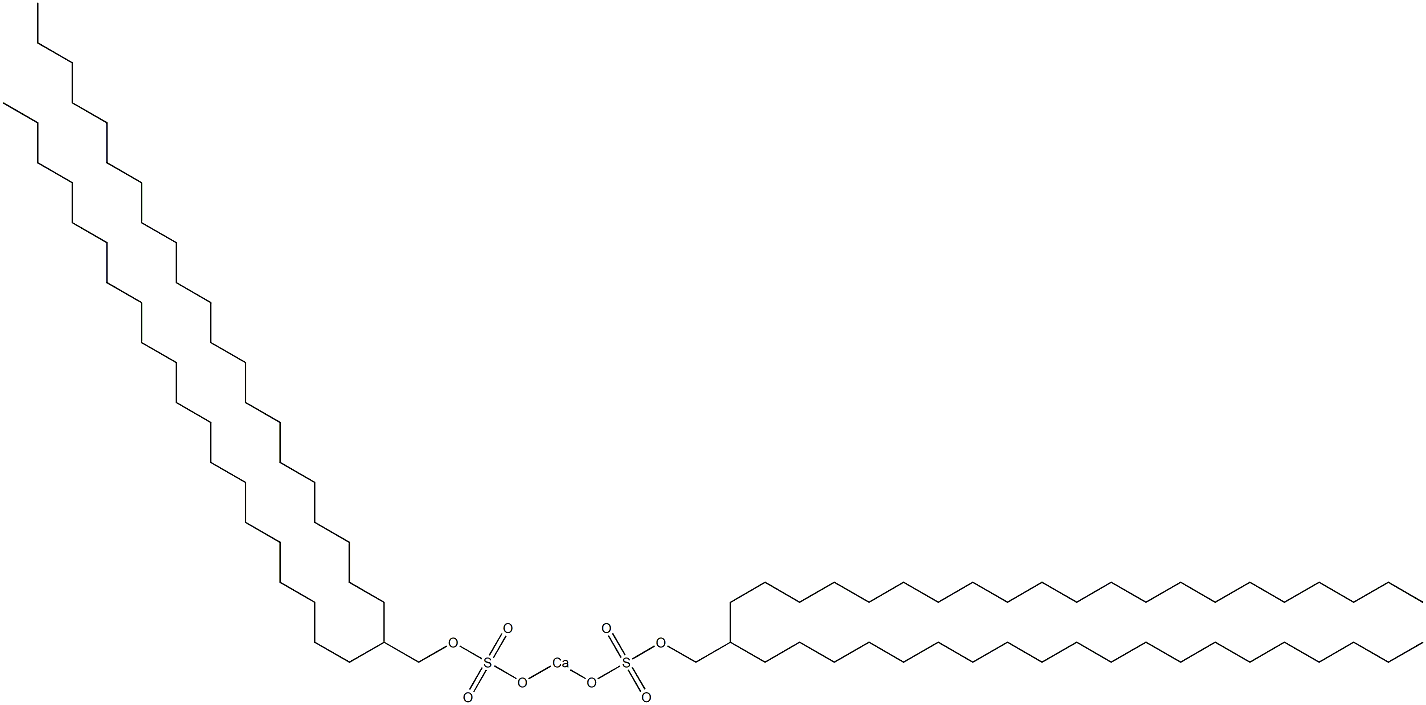 Bis(2-icosyltricosyloxysulfonyloxy)calcium 구조식 이미지