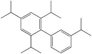 3,2',4',6'-Tetraisopropyl-1,1'-biphenyl 구조식 이미지