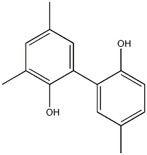 3,5,5'-Trimethyl-1,1'-biphenyl-2,2'-diol Structure