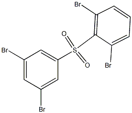 2,6-Dibromophenyl 3,5-dibromophenyl sulfone 구조식 이미지