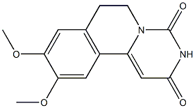 6,7-Dihydro-9,10-dimethoxy-2H-pyrimido[6,1-a]isoquinoline-2,4(3H)-dione Structure