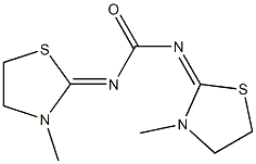 1,3-Bis(3-methylthiazolidin-2-ylidene)urea Structure