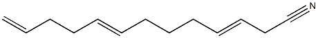 3,8,12-Tridecatrienenitrile Structure