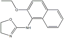 2-(2-Ethoxy-1-naphtylamino)-2-oxazoline Structure