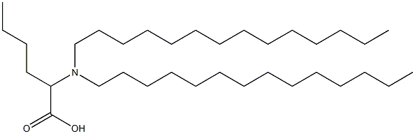 2-(Ditetradecylamino)hexanoic acid 구조식 이미지
