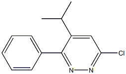 6-Chloro-3-phenyl-4-isopropylpyridazine Structure