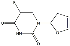 1-(2,3-Dihydrofuran-2-yl)-5-fluorouracil 구조식 이미지