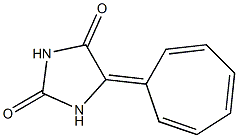 5-(2,4,6-Cycloheptatrien-1-ylidene)-2,4-imidazolidinedione 구조식 이미지