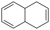 1,4,4a,8a-Tetrahydronaphthalene 구조식 이미지