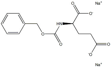 N-(Benzyloxycarbonyl)-D-glutamic acid disodium salt 구조식 이미지