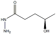 [R,(-)]-4-Hydroxyvaleric acid hydrazide 구조식 이미지
