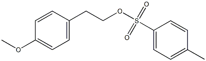 4-Methylbenzenesulfonic acid 4-methoxyphenethyl ester 구조식 이미지