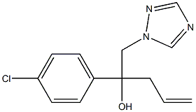 1-(4-Chlorophenyl)-1-(2-propenyl)-2-(1H-1,2,4-triazol-1-yl)ethanol Structure