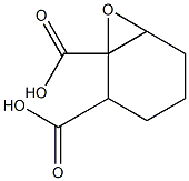 Hexahydro-2,3-epoxyphthalic acid 구조식 이미지