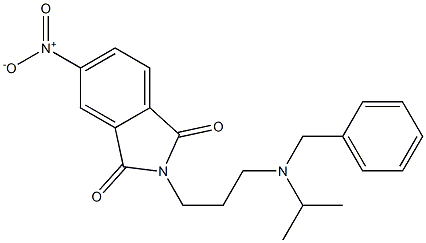 N-[3-(Isopropylbenzylamino)propyl]-4-nitrophthalimide Structure