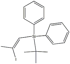 1-[Diphenyl(tert-butyl)silyl]-2-iodo-1-propene Structure