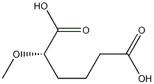 [S,(-)]-2-Methoxyhexanedioic acid 구조식 이미지