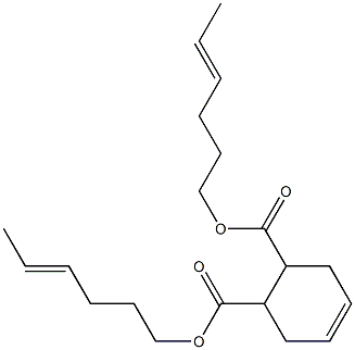 4-Cyclohexene-1,2-dicarboxylic acid bis(4-hexenyl) ester Structure