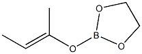 2-[(E)-1-Methyl-1-propenyloxy]-1,3,2-dioxaborolane Structure