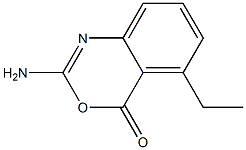 2-Amino-5-ethyl-4H-3,1-benzoxazin-4-one 구조식 이미지