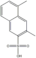 3,5-Dimethyl-2-naphthalenesulfonic acid Structure