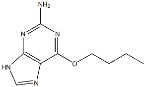 6-Butoxy-9H-purine-2-amine 구조식 이미지