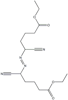 5,5'-Azobis(5-cyanovaleric acid)diethyl ester Structure