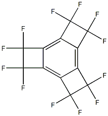 Dodecafluoro-1,2:3,4:5,6-triethanobenzene Structure