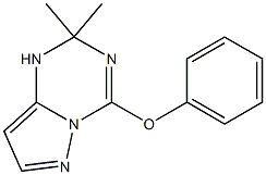 4-(Phenoxy)-2,2-dimethyl-1,2-dihydropyrazolo[1,5-a]-1,3,5-triazine Structure