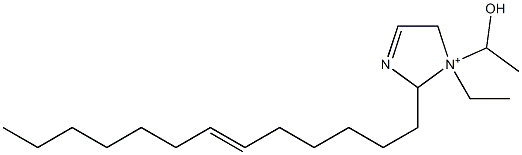 1-Ethyl-1-(1-hydroxyethyl)-2-(6-tridecenyl)-3-imidazoline-1-ium 구조식 이미지