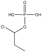 Phosphoric acid dihydrogen (1-chloropropyl) ester Structure