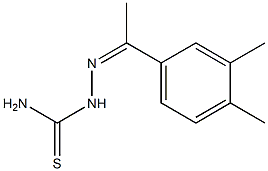 1-[1-(3,4-Dimethylphenyl)ethylidene]thiosemicarbazide Structure