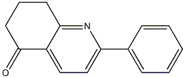 2-Phenyl-5,6,7,8-tetrahydroquinoline-5-one Structure