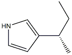 [S,(+)]-3-sec-Butyl-1H-pyrrole 구조식 이미지