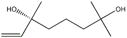 (R)-2,6-Dimethyl-7-octene-2,6-diol 구조식 이미지