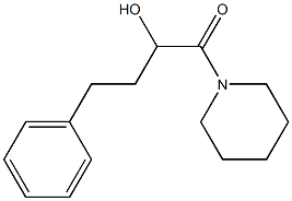1-(2-Hydroxy-4-phenylbutanoyl)piperidine 구조식 이미지