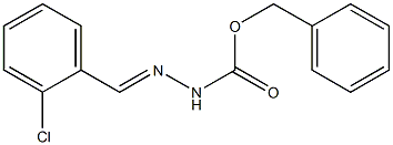 2-Chlorobenzaldehyde benzyloxycarbonyl hydrazone Structure