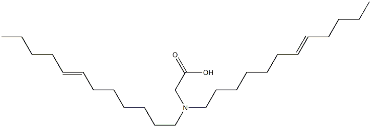 N,N-Di(7-dodecenyl)glycine Structure