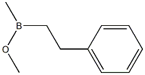 (2-Phenylethyl)(methyl)(methoxy)borane 구조식 이미지