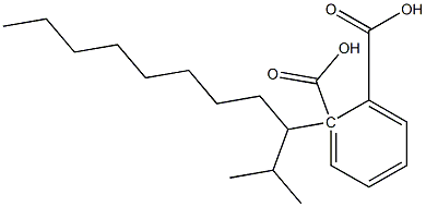 (+)-Phthalic acid hydrogen 1-[(R)-1-isopropylnonyl] ester Structure