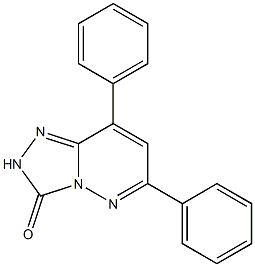 6-(Phenyl)-8-phenyl-1,2,4-triazolo[4,3-b]pyridazin-3(2H)-one 구조식 이미지