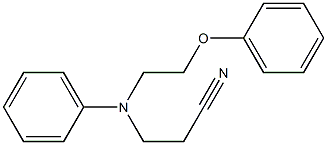 N-(2-Cyanoethyl)-N-(2-phenoxyethyl)aniline 구조식 이미지